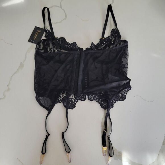 NEW Frederick's bustier Intimate Bra mesh size M - Picture 3 of 10